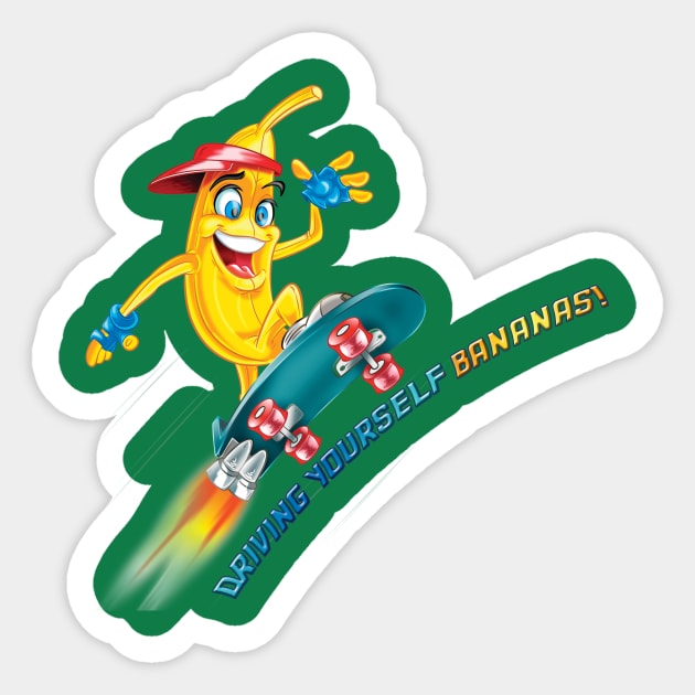 Going Bananas Sticker by Pigeon585